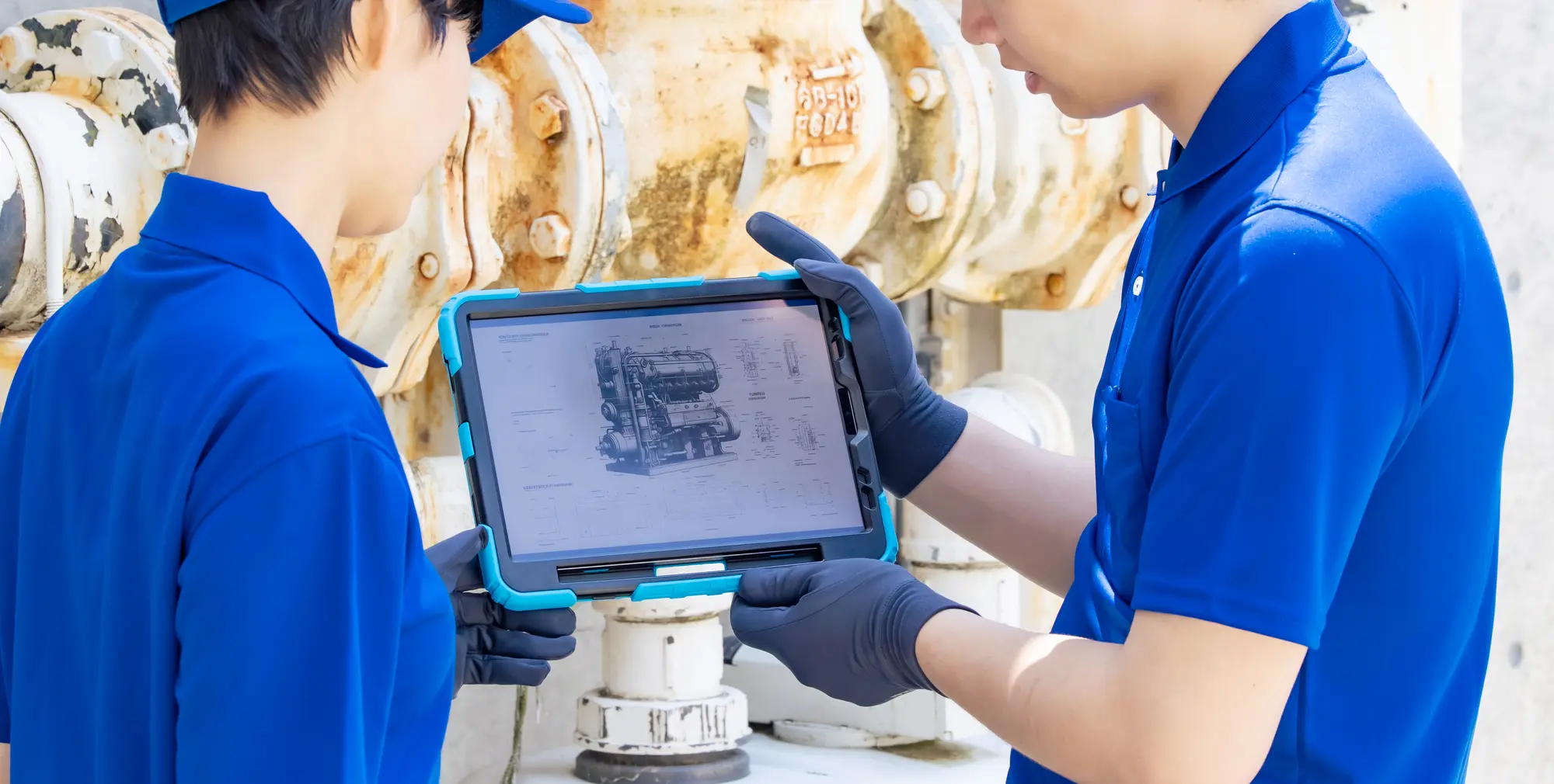 新入社員向けの工場・業務紹介に